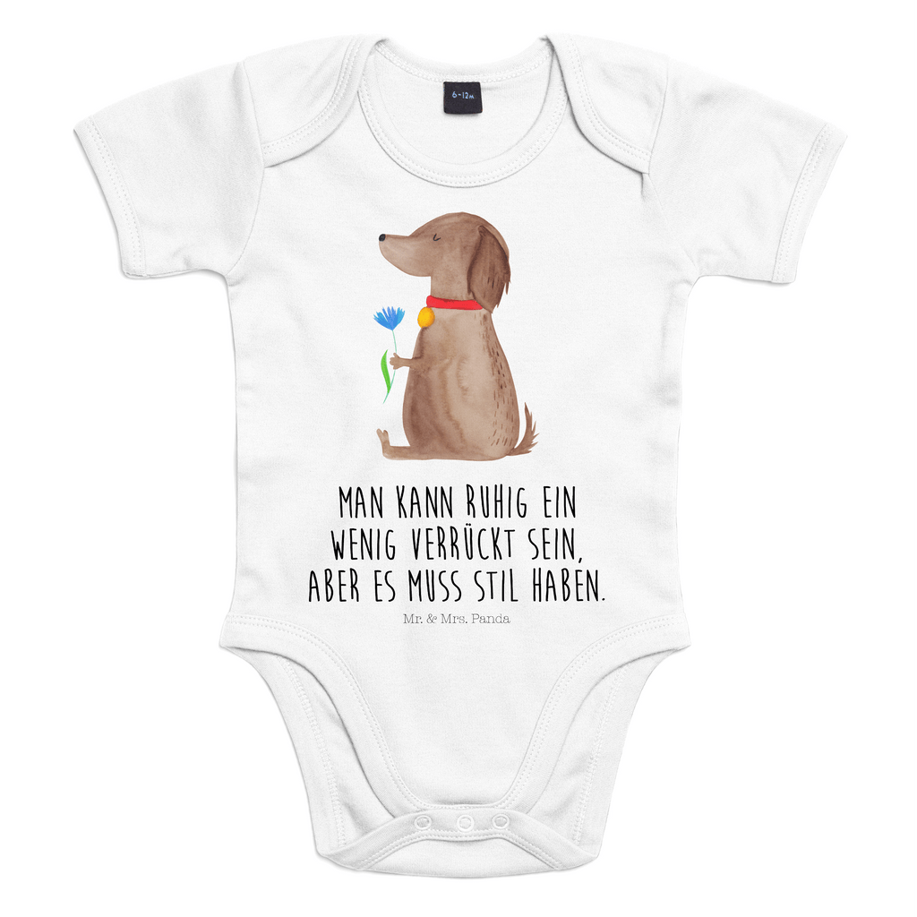 Organic Baby Body Hund Blume Babykleidung, Babystrampler, Strampler, Wickelbody, Baby Erstausstattung, Junge, Mädchen, Hund, Hundemotiv, Haustier, Hunderasse, Tierliebhaber, Hundebesitzer, Sprüche, Hunde, Frauchen, Hundeliebe