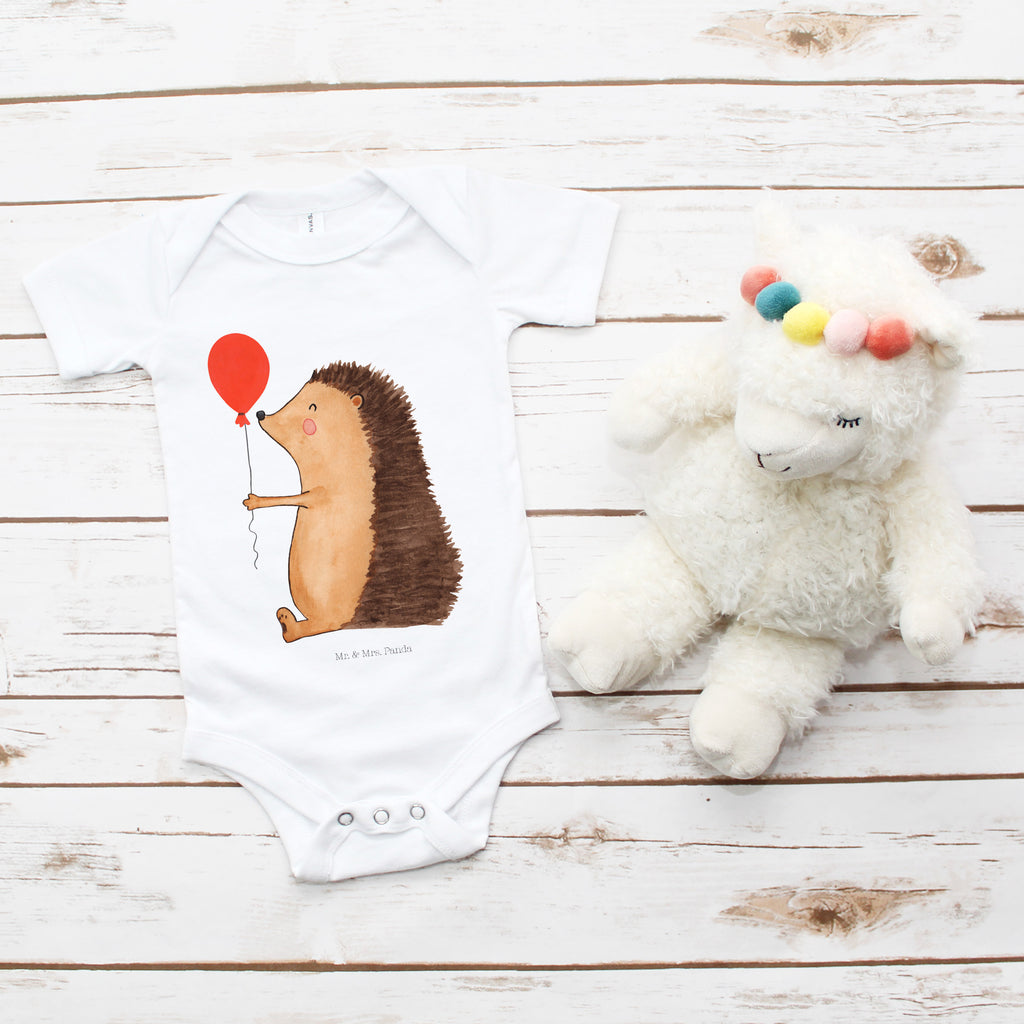 Organic Baby Body Igel mit Luftballon Babykleidung, Babystrampler, Strampler, Wickelbody, Baby Erstausstattung, Junge, Mädchen, Tiermotive, Gute Laune, lustige Sprüche, Tiere, Igel, Geburtstag, Herzlichen Glückwunsch, Glückwunsch, Geburtstagskind, Ballon, Happy Birthday