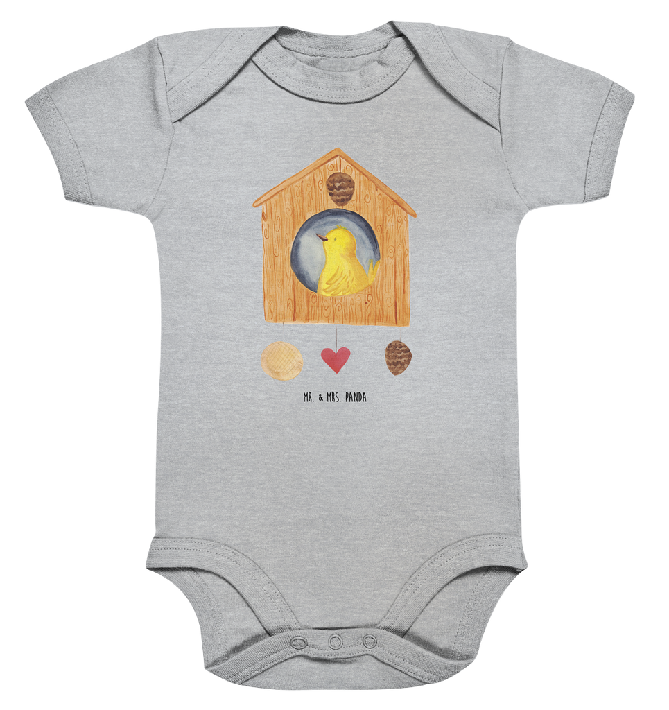 Organic Baby Body Vogelhaus sweet Home Babykleidung, Babystrampler, Strampler, Wickelbody, Baby Erstausstattung, Junge, Mädchen, Tiermotive, Gute Laune, lustige Sprüche, Tiere, Vogelhaus, Vogel, Home sweet Home, Einzug, Umzug, Geschenk, Einzugsgeschenk, Hausbau, Haus