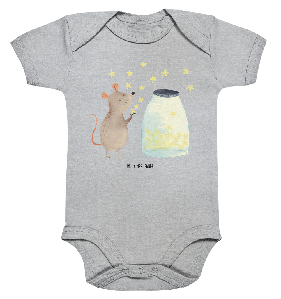 Organic Baby Body Maus Sterne Babykleidung, Babystrampler, Strampler, Wickelbody, Baby Erstausstattung, Junge, Mädchen, Tiermotive, Gute Laune, lustige Sprüche, Tiere, Maus, Sterne, Wunsch, Kind, Taufe, Taufgeschenk, Geburt, Schwangerschaft, erstes Kind, Kindergeburtstag, Geburtstag, Hoffnung, Träume