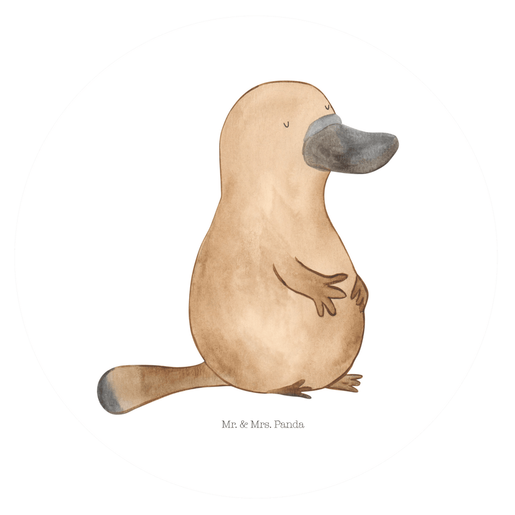 40mm Rund Aufkleber Schnabeltier mutig Sticker, Aufkleber, Etikett, Meerestiere, Meer, Urlaub, Schnabeltier, Mut, mutig, Lebensweisheit, Schnabeltiere, Motivation, Training, Büro, Arbeit, Neuanfang, Neustart, Weltreise, Raodtrip