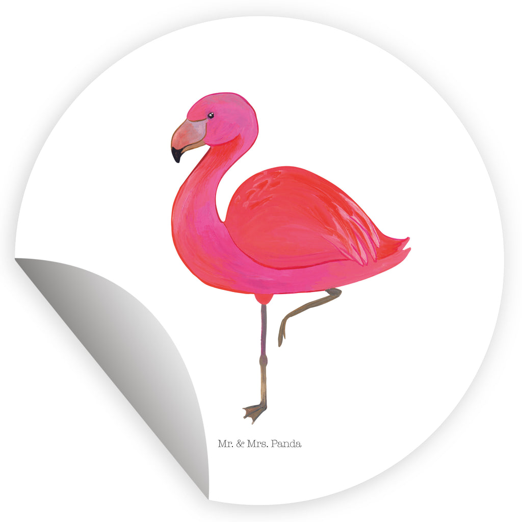 40mm Rund Aufkleber Flamingo classic Sticker, Aufkleber, Etikett, Flamingo, Einzigartig, Selbstliebe, Stolz, ich, für mich, Spruch, Freundin, Freundinnen, Außenseiter, Sohn, Tochter, Geschwister