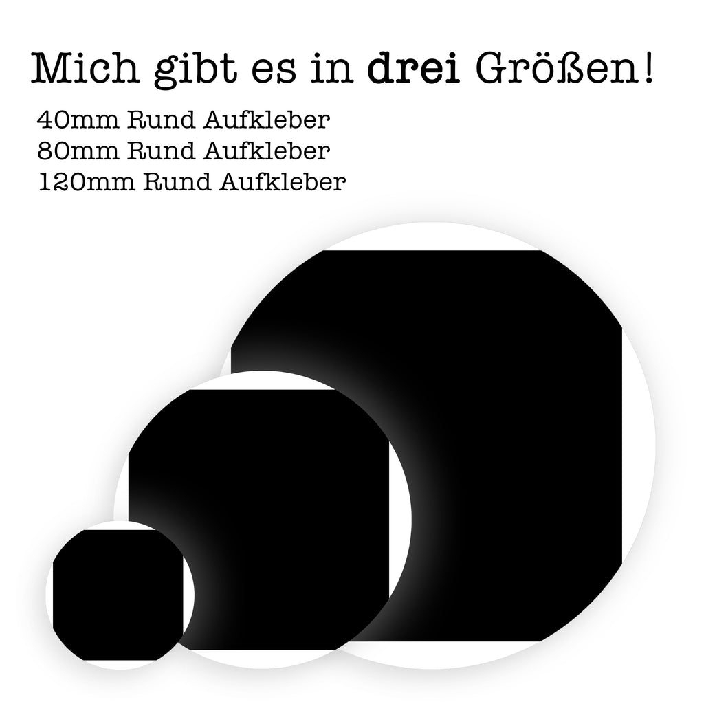 40mm Rund Aufkleber Bär Lied