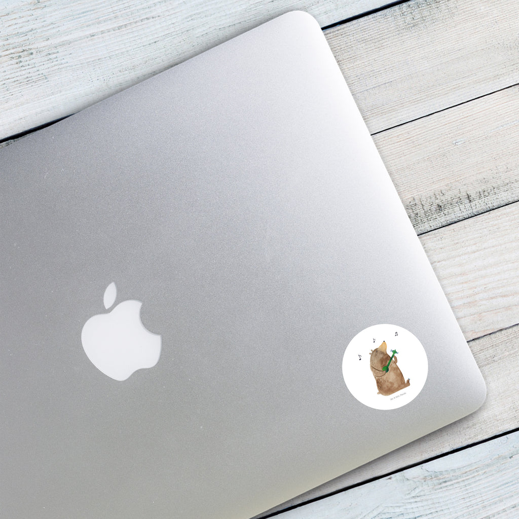 40mm Rund Aufkleber Bär Lied