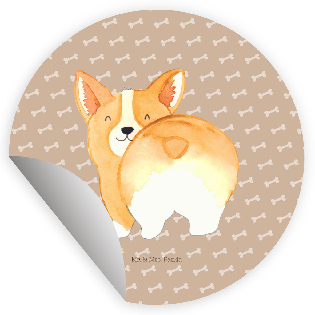 40mm Rund Aufkleber Corgie Po Sticker, Aufkleber, Etikett, Hund, Hundemotiv, Haustier, Hunderasse, Tierliebhaber, Hundebesitzer, Sprüche, Corgie, Hundeliebe, Motivation, Selbstliebe, Spruch