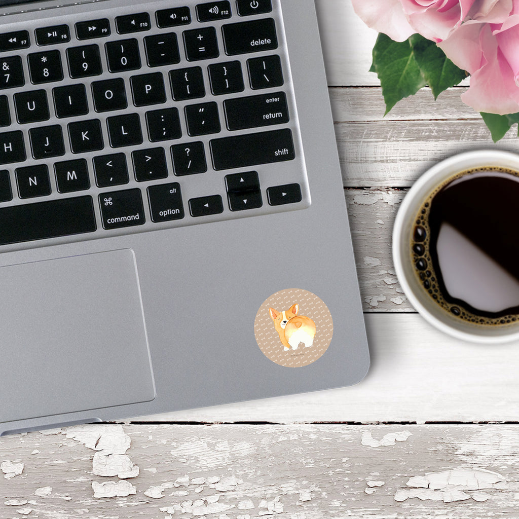 40mm Rund Aufkleber Corgie Po Sticker, Aufkleber, Etikett, Hund, Hundemotiv, Haustier, Hunderasse, Tierliebhaber, Hundebesitzer, Sprüche, Corgie, Hundeliebe, Motivation, Selbstliebe, Spruch