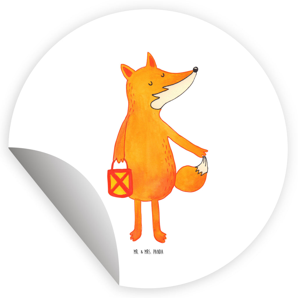 40mm Rund Aufkleber Fuchs Laterne Sticker, Aufkleber, Etikett, Fuchs, Füchse, Spruch trösten, Liebeskummer Spruch, Laterne, Sankt Martin, Laternenumzug, Aufmuntern, Cäsar Otto Hugo Flaischlen