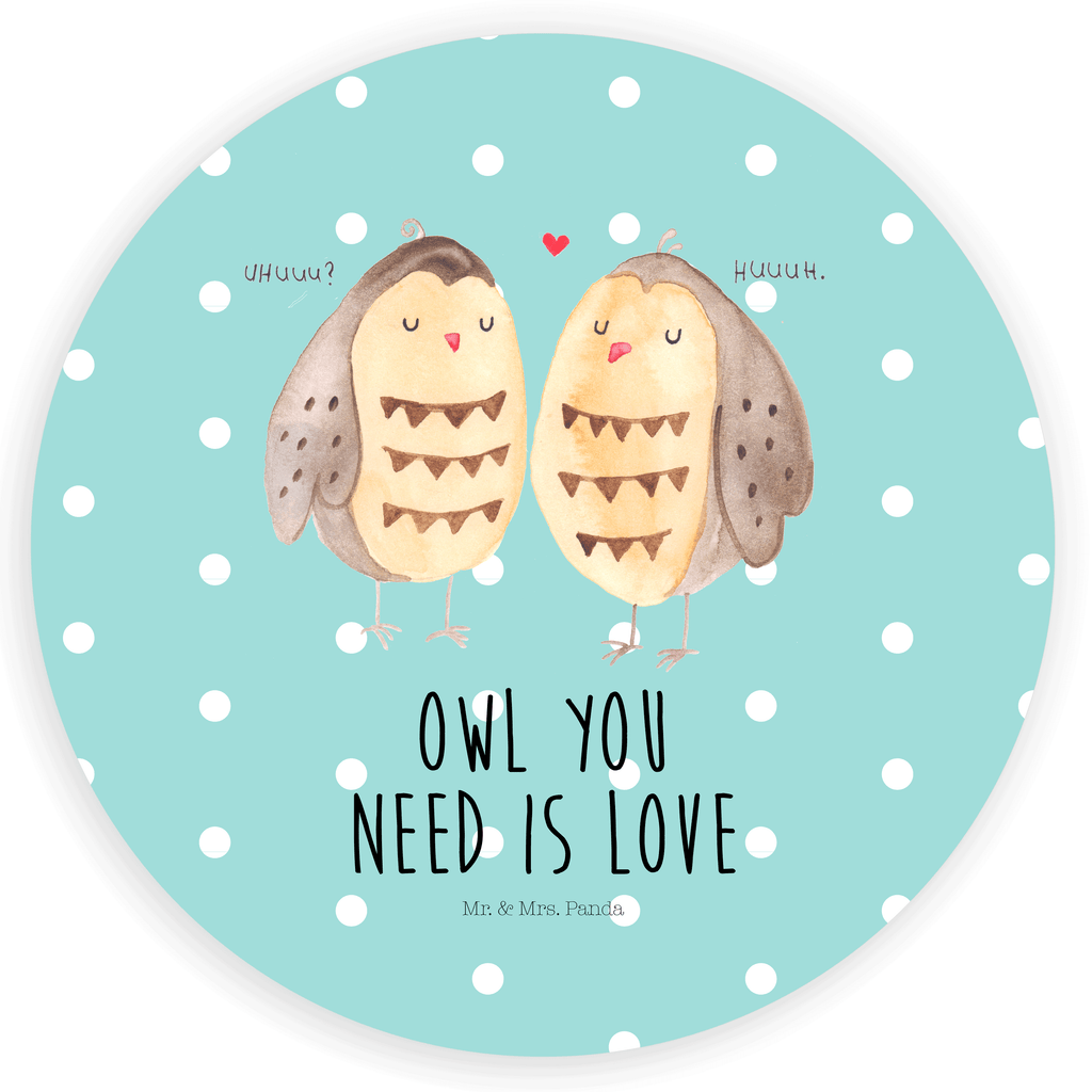 40mm Rund Aufkleber Eule Liebe Sticker, Aufkleber, Etikett, Eule, Eule Deko, Liebe, Hochzeit Spruch, Owl, All you need is love, Liebe Spruch, Freundin Geschenk, Freund, Wortspiel lustig