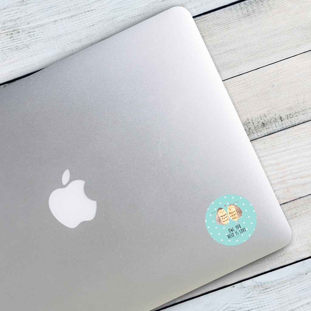 40mm Rund Aufkleber Eule Liebe Sticker, Aufkleber, Etikett, Eule, Eule Deko, Liebe, Hochzeit Spruch, Owl, All you need is love, Liebe Spruch, Freundin Geschenk, Freund, Wortspiel lustig
