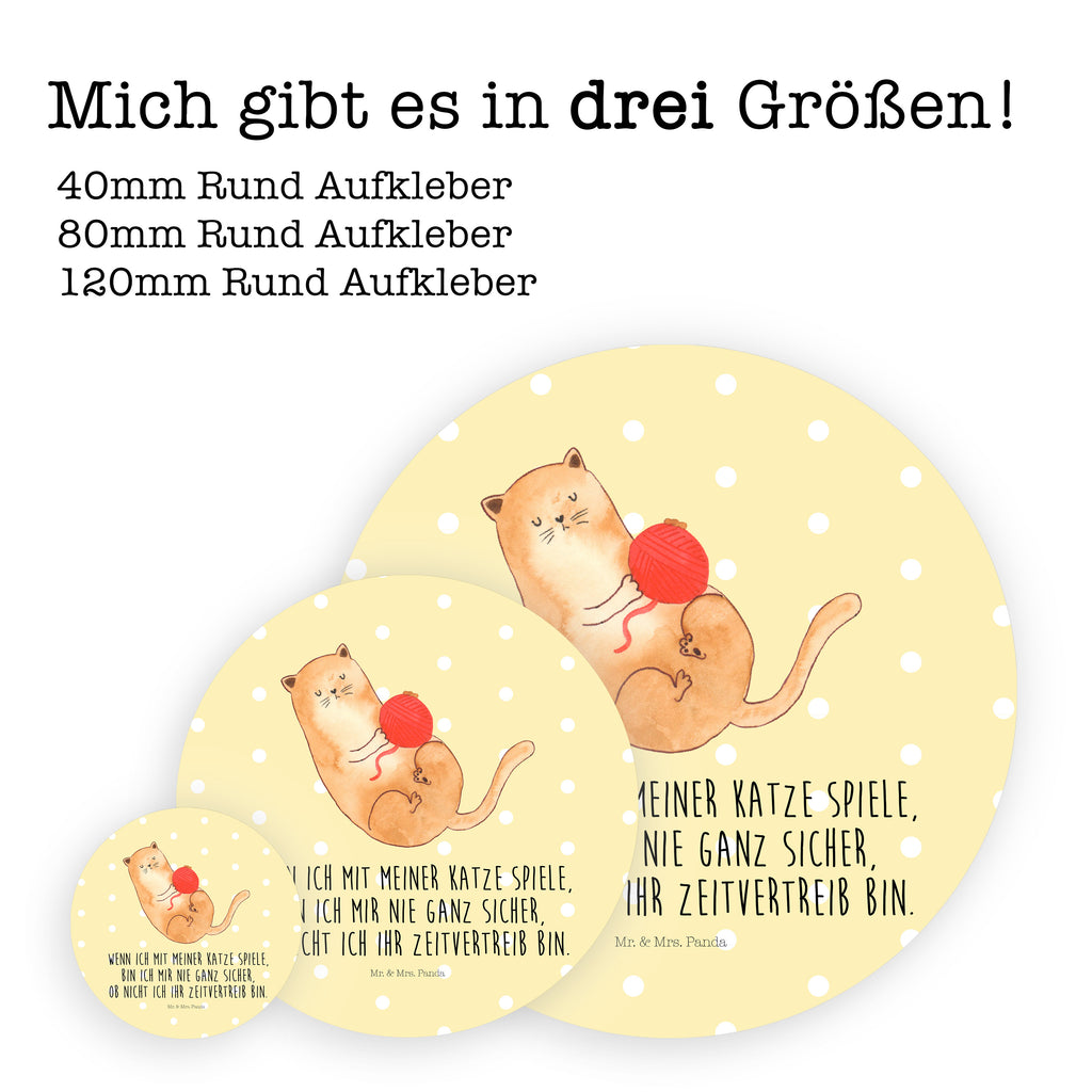 80mm Rund Aufkleber Katzen Wollknäul Sticker, Aufkleber, Etikett, Katze, Katzenmotiv, Katzenfan, Katzendeko, Katzenfreund, Katzenliebhaber, Katzenprodukte, Katzenartikel, Katzenaccessoires, Katzensouvenirs, Katzenliebhaberprodukte, Katzenmotive, Katzen, Kater, Mietze, Cat, Cats, Katzenhalter, Katzenbesitzerin, Haustier, Wollknäuel, Wolle, Spielen, Spiel, verspielt