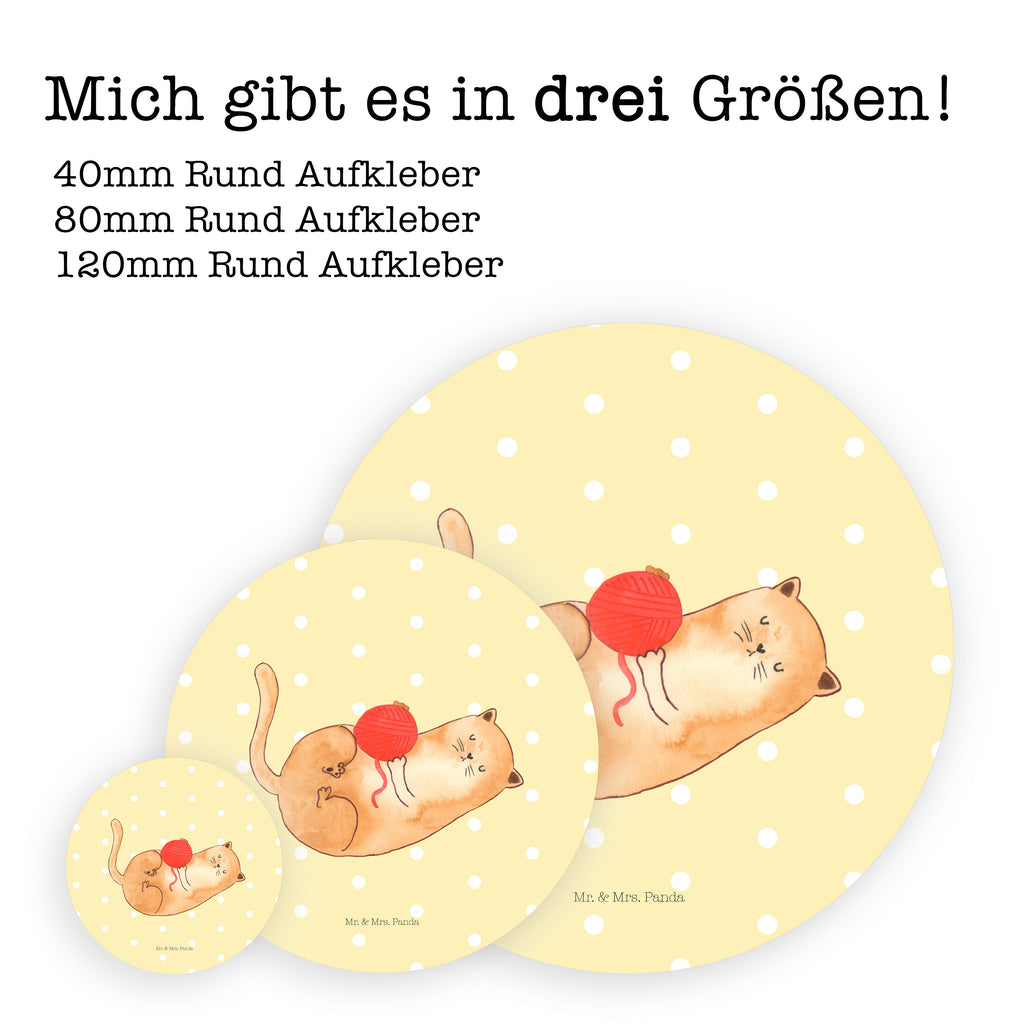 80mm Rund Aufkleber Katzen Wollknäul Sticker, Aufkleber, Etikett, Katze, Katzenmotiv, Katzenfan, Katzendeko, Katzenfreund, Katzenliebhaber, Katzenprodukte, Katzenartikel, Katzenaccessoires, Katzensouvenirs, Katzenliebhaberprodukte, Katzenmotive, Katzen, Kater, Mietze, Cat, Cats, Katzenhalter, Katzenbesitzerin, Haustier, Wollknäuel, Wolle, Spielen, Spiel, verspielt
