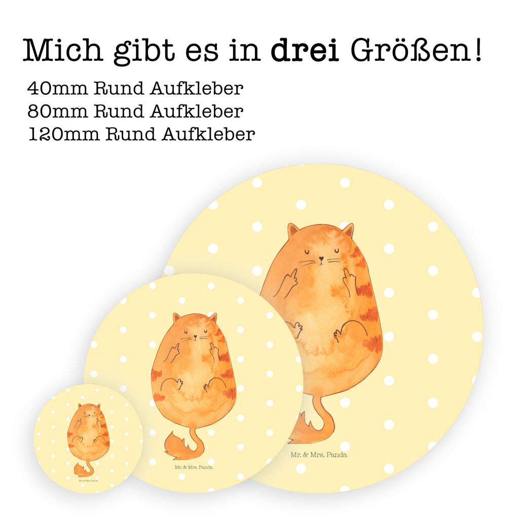 40mm Rund Aufkleber Katze Mittelfinger Sticker, Aufkleber, Etikett, Katze, Katzenmotiv, Katzenfan, Katzendeko, Katzenfreund, Katzenliebhaber, Katzenprodukte, Katzenartikel, Katzenaccessoires, Katzensouvenirs, Katzenliebhaberprodukte, Katzenmotive, Katzen, Kater, Mietze, Cat, Cats