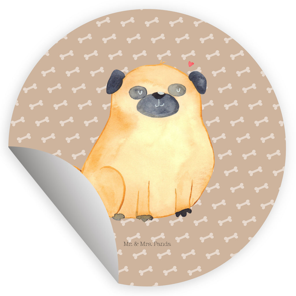 80mm Rund Aufkleber Mops Sticker, Aufkleber, Etikett, Hund, Hundemotiv, Haustier, Hunderasse, Tierliebhaber, Hundebesitzer, Sprüche, Mops, Liebe, Hundeliebe