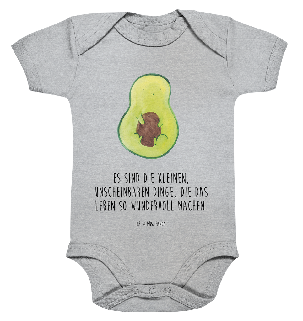 Organic Baby Body Avocado mit Kern Babykleidung, Babystrampler, Strampler, Wickelbody, Baby Erstausstattung, Junge, Mädchen, Avocado, Veggie, Vegan, Gesund, Avokado, Avocadokern, Kern, Pflanze, Spruch Leben