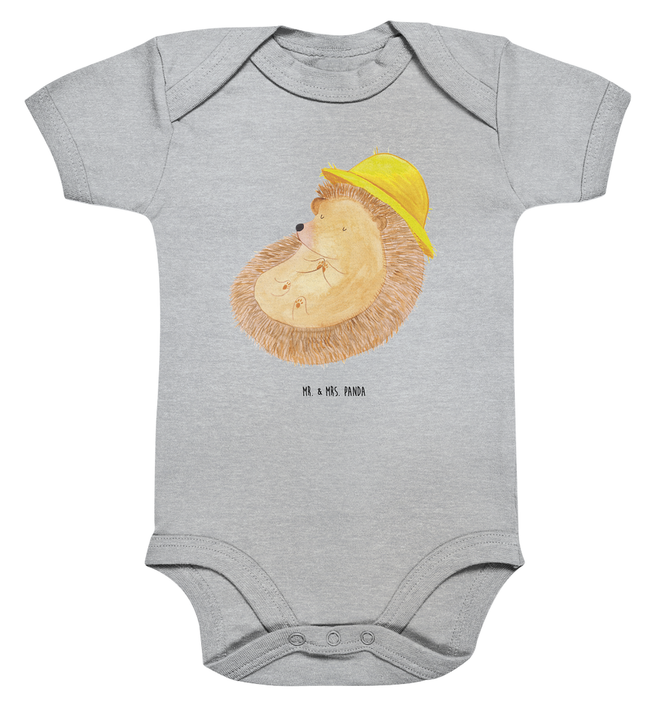 Organic Baby Body Igel betet Babykleidung, Babystrampler, Strampler, Wickelbody, Baby Erstausstattung, Junge, Mädchen, Tiermotive, Gute Laune, lustige Sprüche, Tiere, Igel, Igel mit Hut, Sonnenhut, Gott, Amen, beten, Leben, Dankbarkeit, Dankbar sein, dankbar, genießen