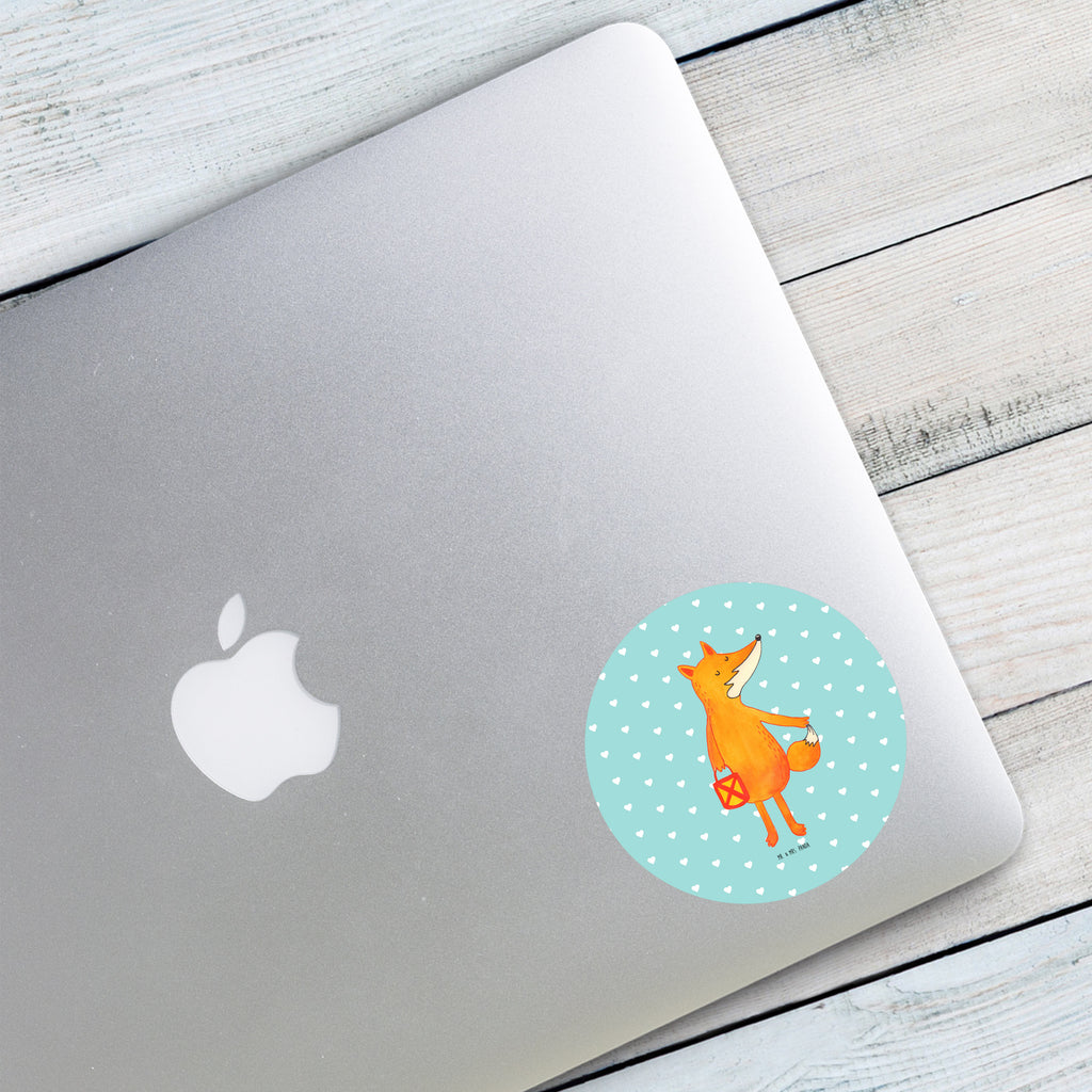 80mm Rund Aufkleber Fuchs Laterne Sticker, Aufkleber, Etikett, Fuchs, Füchse, Spruch trösten, Liebeskummer Spruch, Laterne, Sankt Martin, Laternenumzug, Aufmuntern, Cäsar Otto Hugo Flaischlen