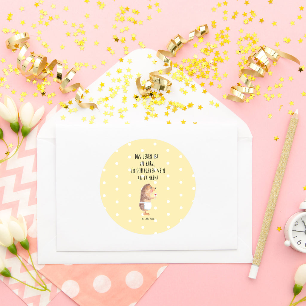 80mm Rund Aufkleber Igel mit Wein Sticker, Aufkleber, Etikett, Tiermotive, Gute Laune, lustige Sprüche, Tiere, Wein Spruch, Igel, Geschenk Weintrinker, Geschenk Weinliebhaber, Wein Deko, Weinglas, Rotwein, Weißwein, Wein trinken