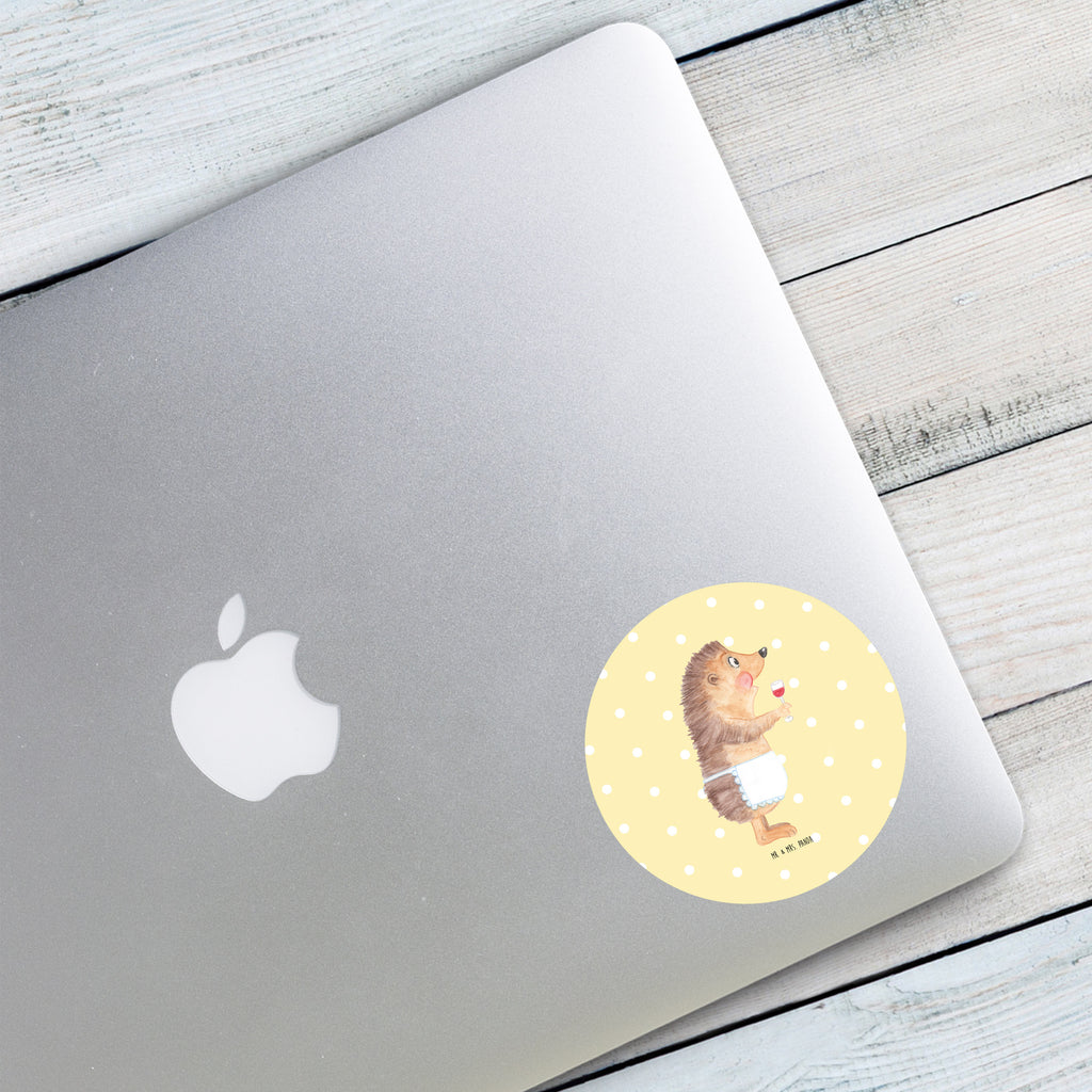 80mm Rund Aufkleber Igel mit Wein Sticker, Aufkleber, Etikett, Tiermotive, Gute Laune, lustige Sprüche, Tiere, Wein Spruch, Igel, Geschenk Weintrinker, Geschenk Weinliebhaber, Wein Deko, Weinglas, Rotwein, Weißwein, Wein trinken