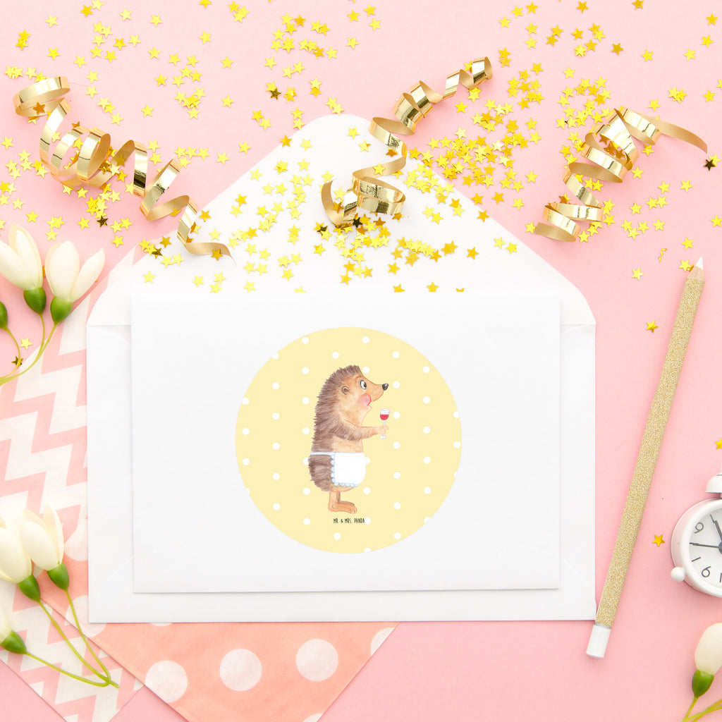 80mm Rund Aufkleber Igel mit Wein Sticker, Aufkleber, Etikett, Tiermotive, Gute Laune, lustige Sprüche, Tiere, Wein Spruch, Igel, Geschenk Weintrinker, Geschenk Weinliebhaber, Wein Deko, Weinglas, Rotwein, Weißwein, Wein trinken