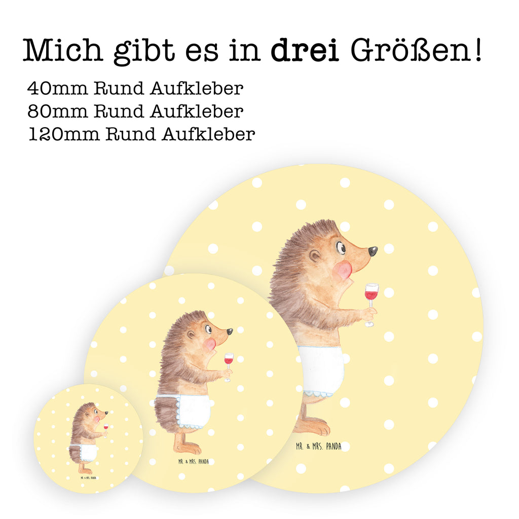 80mm Rund Aufkleber Igel mit Wein Sticker, Aufkleber, Etikett, Tiermotive, Gute Laune, lustige Sprüche, Tiere, Wein Spruch, Igel, Geschenk Weintrinker, Geschenk Weinliebhaber, Wein Deko, Weinglas, Rotwein, Weißwein, Wein trinken