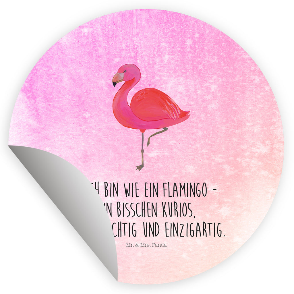 80mm Rund Aufkleber Flamingo classic Sticker, Aufkleber, Etikett, Flamingo, Einzigartig, Selbstliebe, Stolz, ich, für mich, Spruch, Freundin, Freundinnen, Außenseiter, Sohn, Tochter, Geschwister