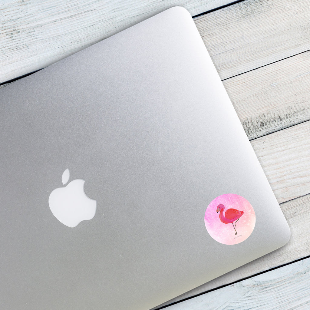 40mm Rund Aufkleber Flamingo classic Sticker, Aufkleber, Etikett, Flamingo, Einzigartig, Selbstliebe, Stolz, ich, für mich, Spruch, Freundin, Freundinnen, Außenseiter, Sohn, Tochter, Geschwister