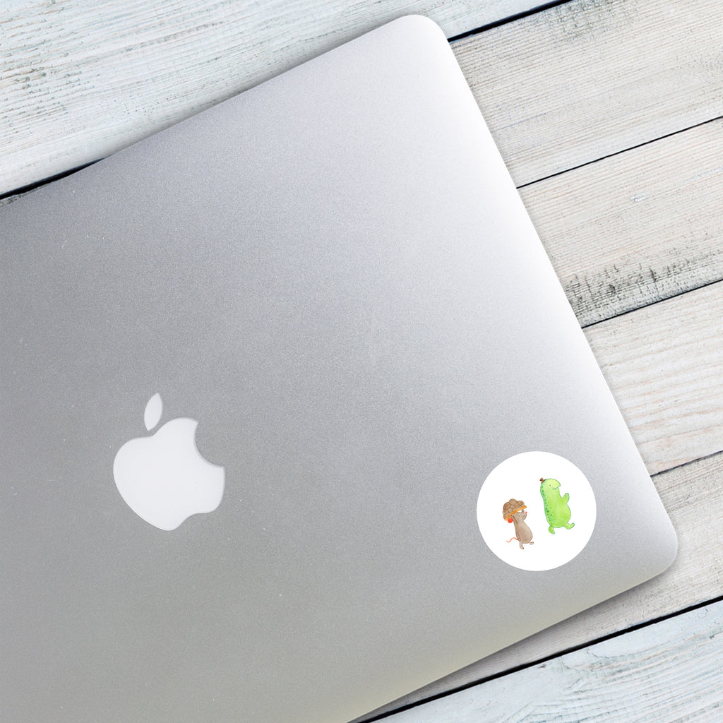 40mm Rund Aufkleber Schildkröte & Maus Sticker, Aufkleber, Etikett, Schildkröte, Maus, Freunde, Freundinnen, beste Freunde, beste Freundinnen
