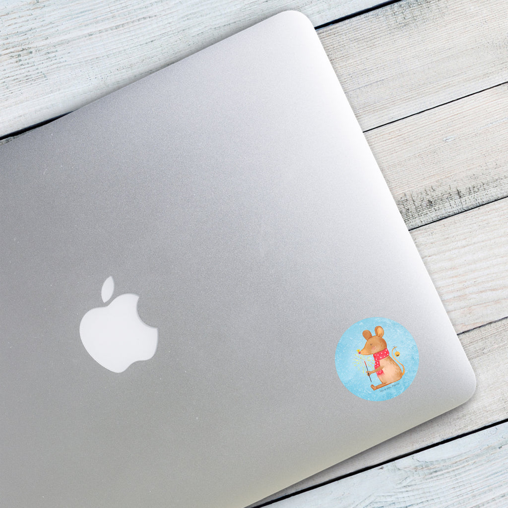 40mm Rund Aufkleber Weihnachtsmaus Sticker, Aufkleber, Etikett, Winter, Weihnachten, Weihnachtsdeko, Nikolaus, Advent, Heiligabend, Wintermotiv, Frohe Weihnachten, Weihnachtsgruß, Weihnachtsmotiv, Maus, Mäuschen, Weihnachtswunder