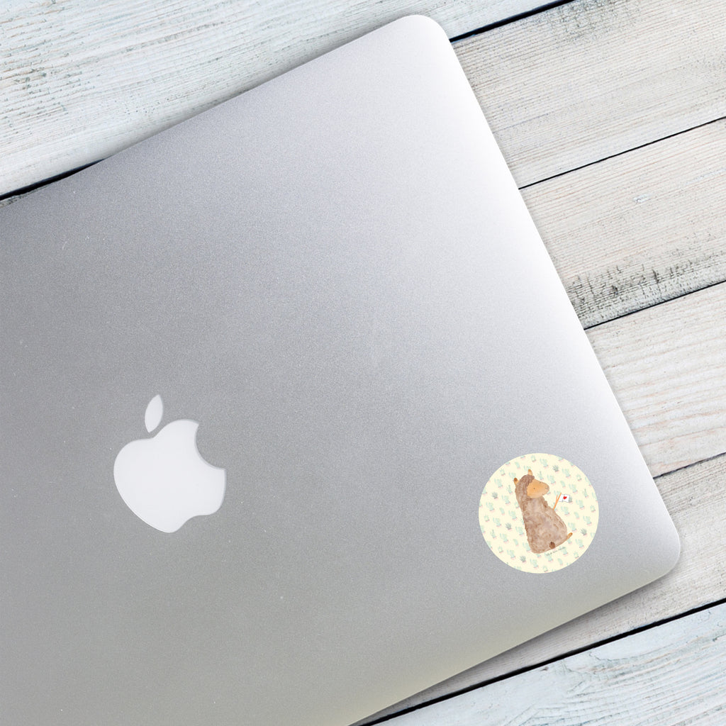 40mm Rund Aufkleber Alpaka Fahne Sticker, Aufkleber, Etikett, Alpaka, Lama, Alpakas, Lamas, Liebe