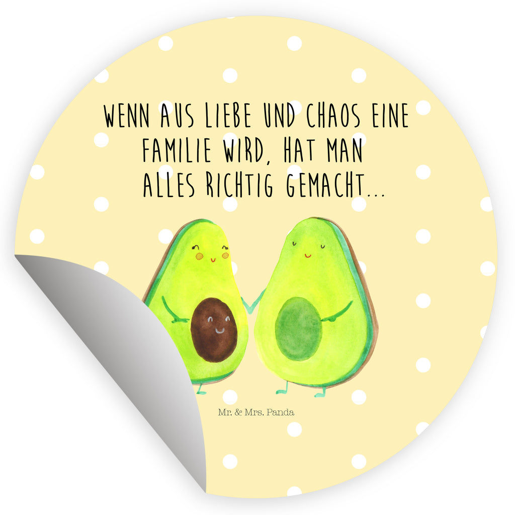 40mm Rund Aufkleber Avocado Pärchen Sticker, Aufkleber, Etikett, Avocado, Veggie, Vegan, Gesund, Avocuddle, Liebe, Schwangerschaft, Familie, Babyshower, Babyparty, Hochzeit, Kinder, Avocados, Geburt