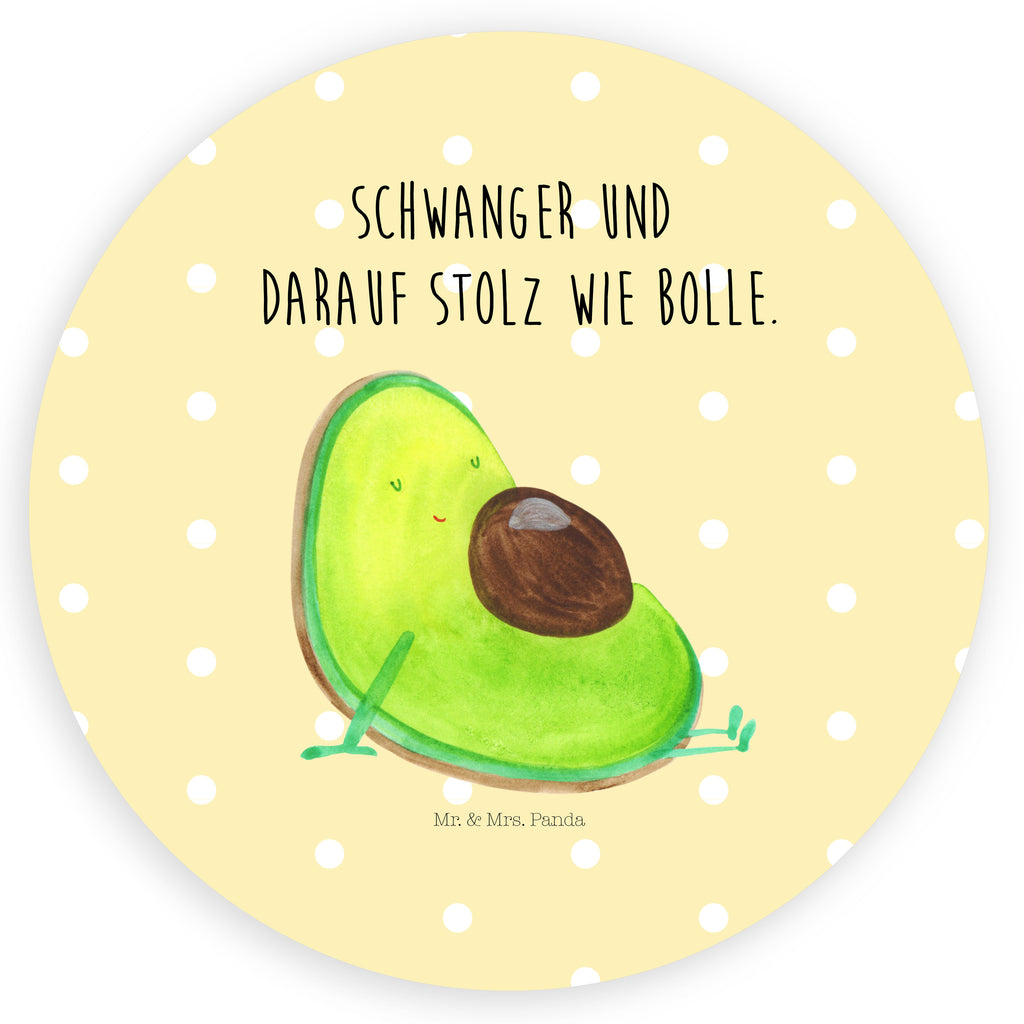 40mm Rund Aufkleber Avocado schwanger Sticker, Aufkleber, Etikett, Avocado, Veggie, Vegan, Gesund, schwanger, Schwangerschaft, Babyparty, Babyshower