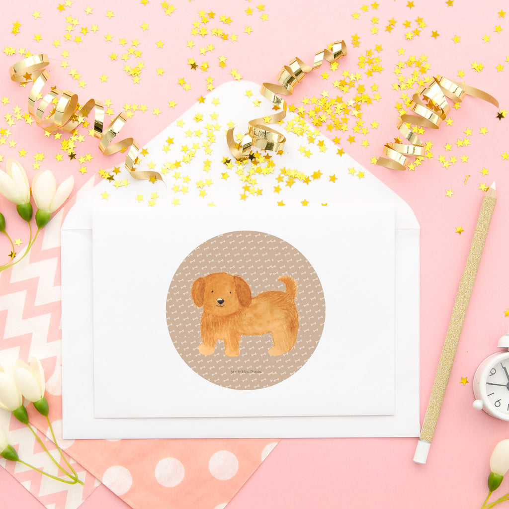 80mm Rund Aufkleber Hund flauschig Sticker, Aufkleber, Etikett, Hund, Hundemotiv, Haustier, Hunderasse, Tierliebhaber, Hundebesitzer, Sprüche, Hunde, Frauchen, Hundemama, Hundeliebe