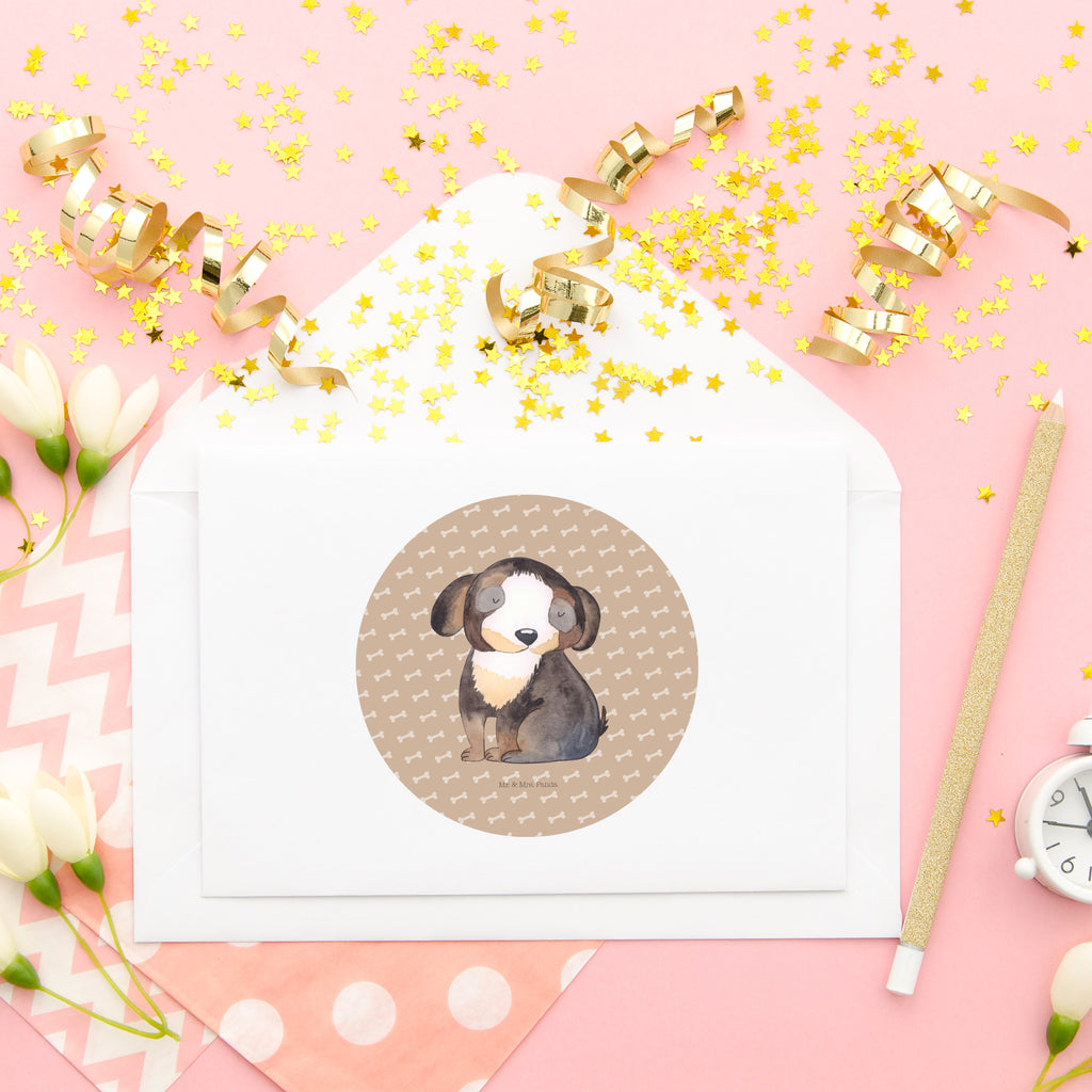 80mm Rund Aufkleber Hund entspannt Sticker, Aufkleber, Etikett, Hund, Hundemotiv, Haustier, Hunderasse, Tierliebhaber, Hundebesitzer, Sprüche, schwarzer Hund, Hundeliebe, Liebe, Hundeglück