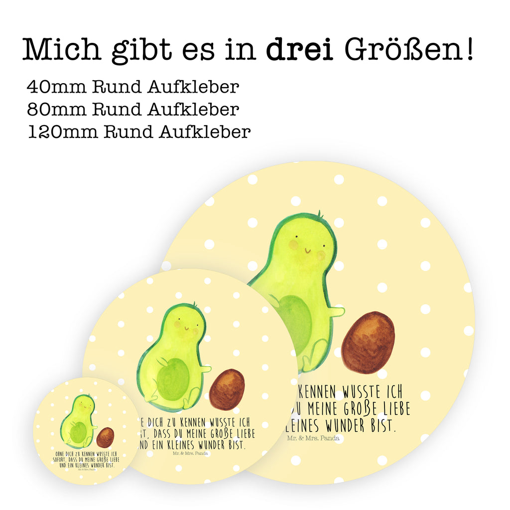 80mm Rund Aufkleber Avocado rollt Kern Sticker, Aufkleber, Etikett, Avocado, Veggie, Vegan, Gesund, Avocados, Schwanger, Geburt, Geburtstag, Säugling, Kind, erstes Kind, zur Geburt, Schwangerschaft, Babyparty, Baby, große Liebe, Liebe, Love