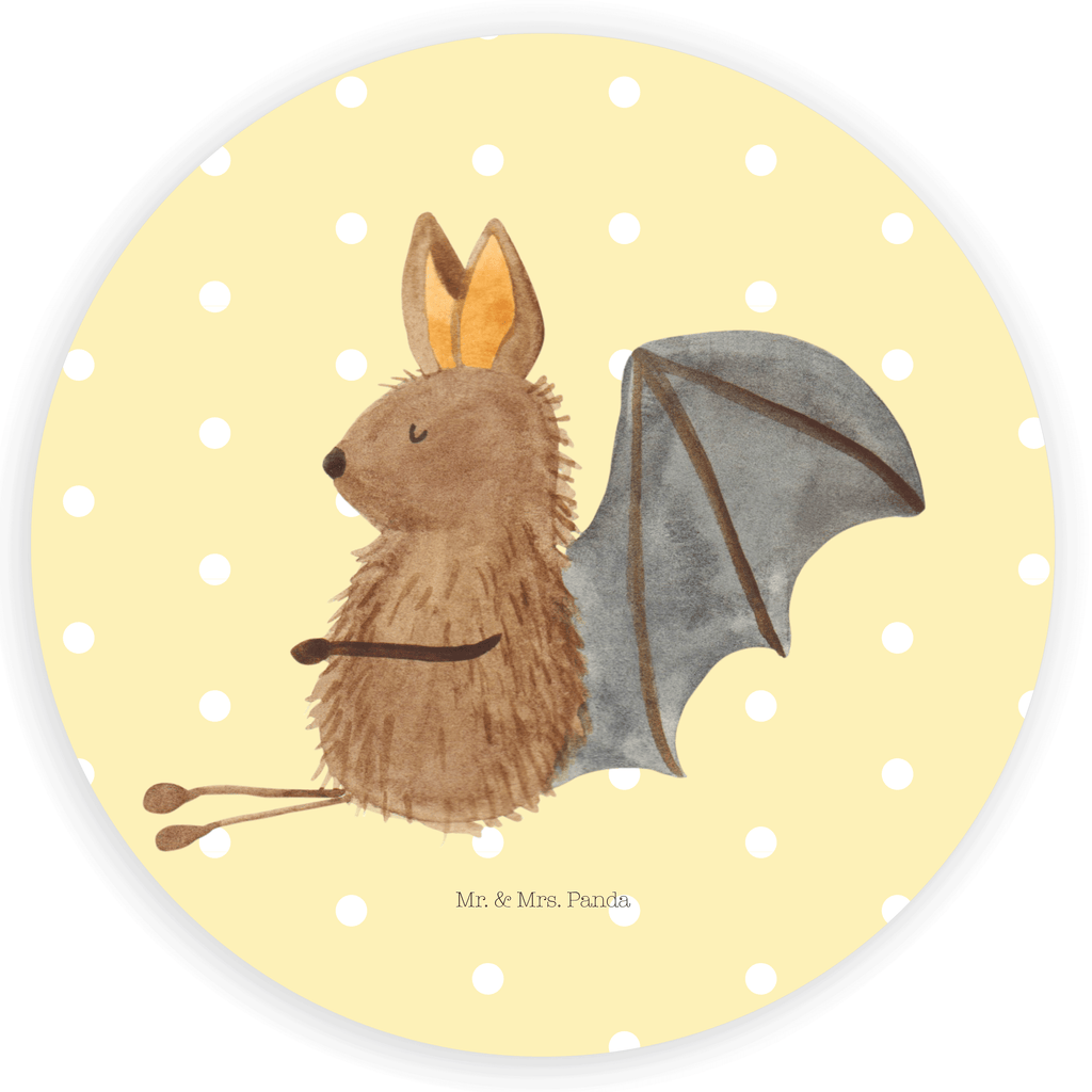 80mm Rund Aufkleber Fledermaus sitzend Sticker, Aufkleber, Etikett, Tiermotive, Gute Laune, lustige Sprüche, Tiere, Fledermaus, Fledermäuse, Motivation, entspannen