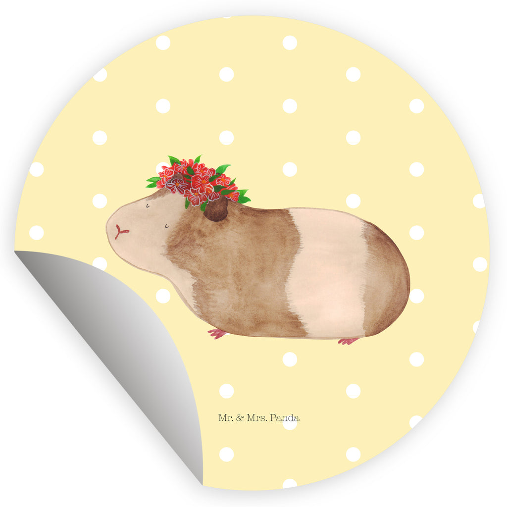 120mm Rund Aufkleber Meerschweinchen weise Sticker, Aufkleber, Etikett, Tiermotive, Gute Laune, lustige Sprüche, Tiere, Meerschweinchen, Meerie, Meeries, Wunder, Blumenkind, Realität, Spruch, Weisheit, Motivation, Wunderland