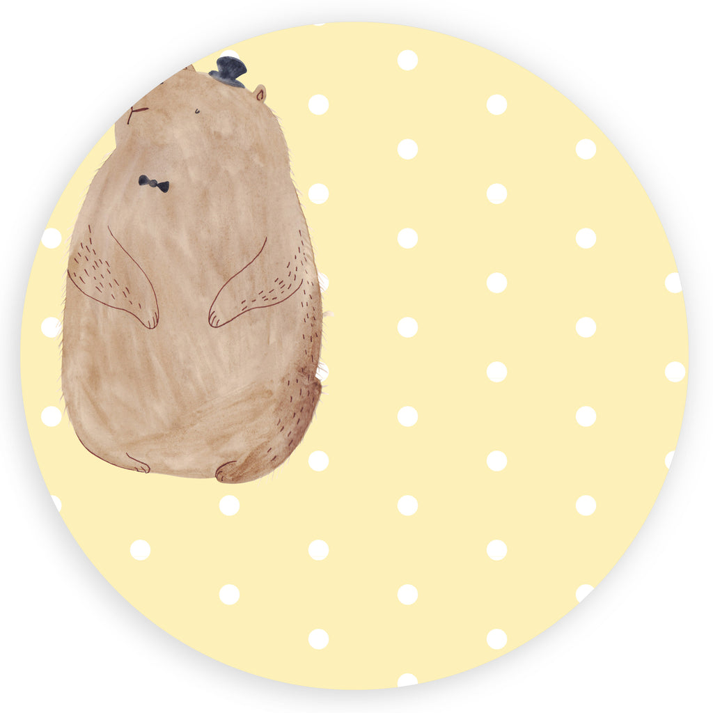 40mm Rund Aufkleber Murmeltier Sticker, Aufkleber, Etikett, Tiermotive, Gute Laune, lustige Sprüche, Tiere, Murmeltier, Knigge, Fröhlichkeit, Freundlichkeit, Respekt, Anstand