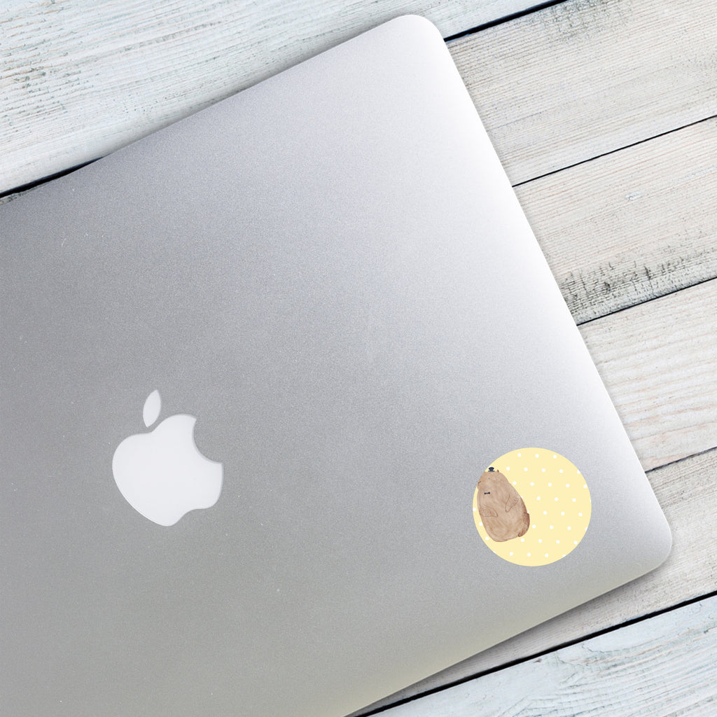 40mm Rund Aufkleber Murmeltier Sticker, Aufkleber, Etikett, Tiermotive, Gute Laune, lustige Sprüche, Tiere, Murmeltier, Knigge, Fröhlichkeit, Freundlichkeit, Respekt, Anstand