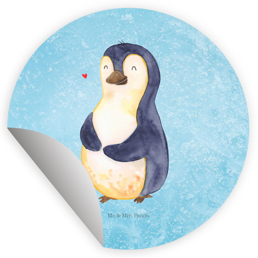 80mm Rund Aufkleber Pinguin Diät Sticker, Aufkleber, Etikett, Pinguin, Pinguine, Diät, Abnehmen, Abspecken, Gewicht, Motivation, Selbstliebe, Körperliebe, Selbstrespekt