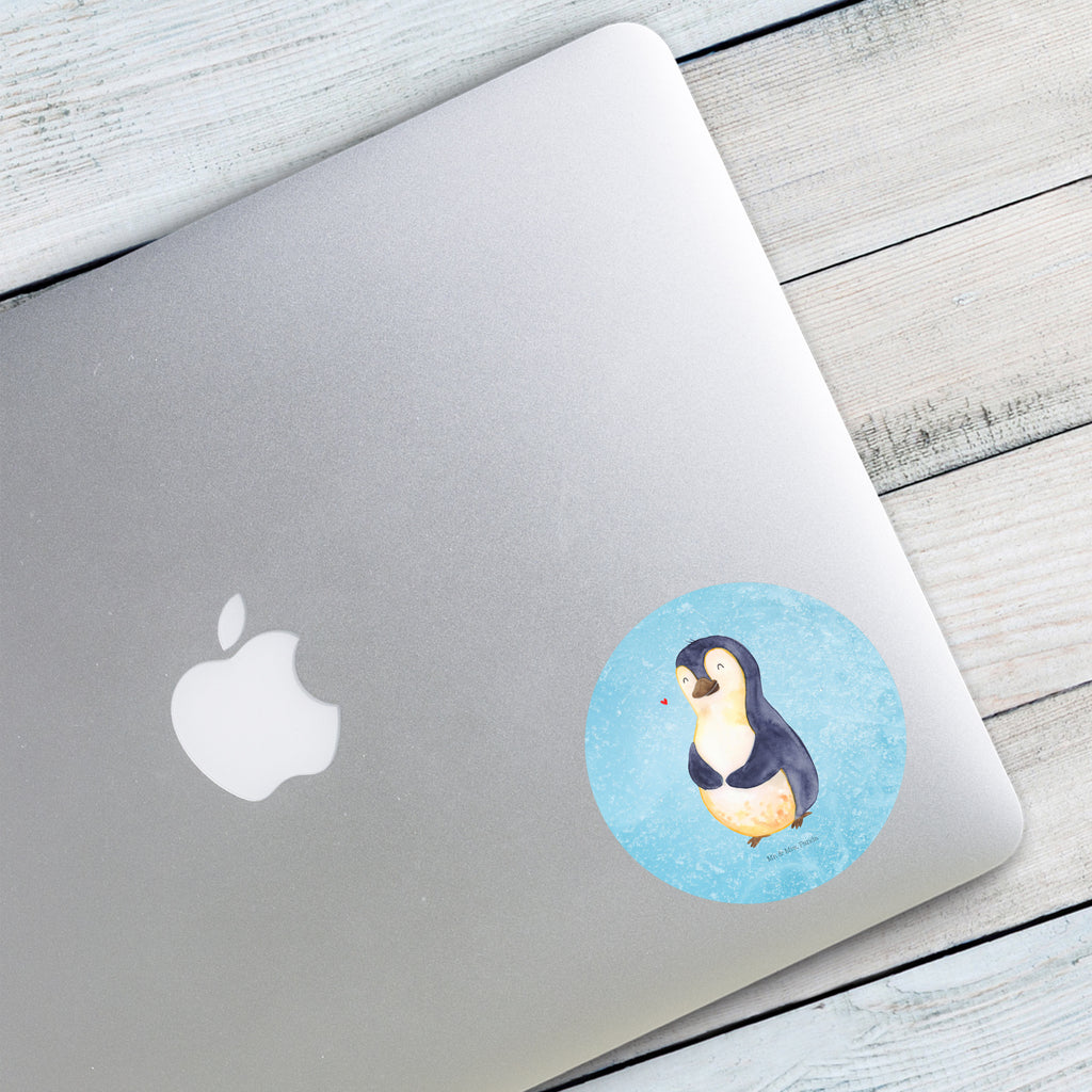 80mm Rund Aufkleber Pinguin Diät Sticker, Aufkleber, Etikett, Pinguin, Pinguine, Diät, Abnehmen, Abspecken, Gewicht, Motivation, Selbstliebe, Körperliebe, Selbstrespekt