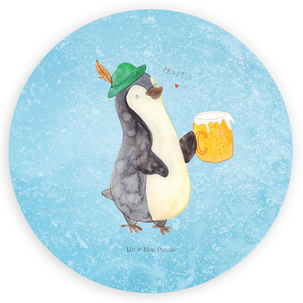 80mm Rund Aufkleber Pinguin Bier Sticker, Aufkleber, Etikett, Pinguin, Pinguine, Bier, Oktoberfest