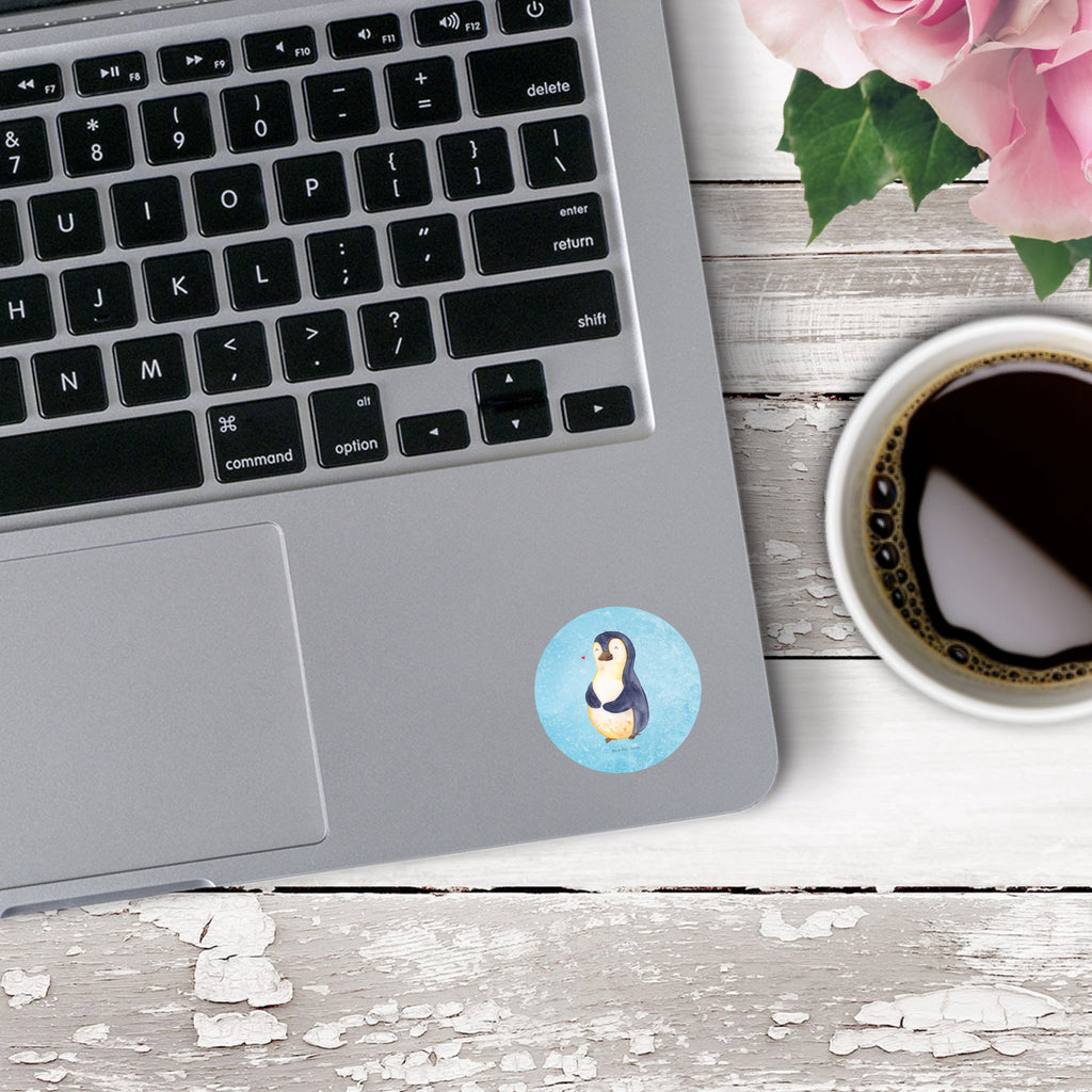 40mm Rund Aufkleber Pinguin Diät Sticker, Aufkleber, Etikett, Pinguin, Pinguine, Diät, Abnehmen, Abspecken, Gewicht, Motivation, Selbstliebe, Körperliebe, Selbstrespekt