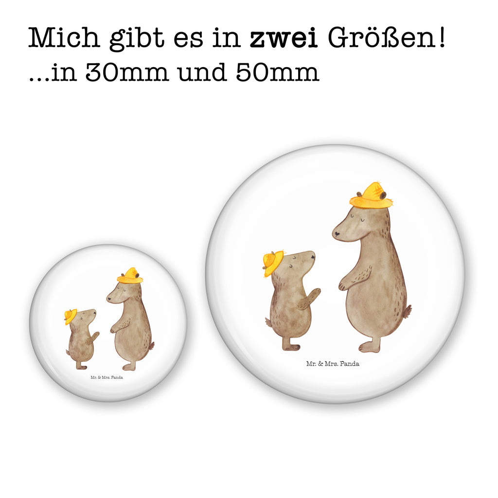 50mm Button Bären mit Hut 50mm Button, Button, Pin, Anstecknadel, Familie, Vatertag, Muttertag, Bruder, Schwester, Mama, Papa, Oma, Opa, Bär, Bären, Vater, Papi, Paps, Dad, Daddy, Lieblingsmensch, Sohn, Söhne, Kind, Kinder, Vater-Sohn, Family, Vorbild