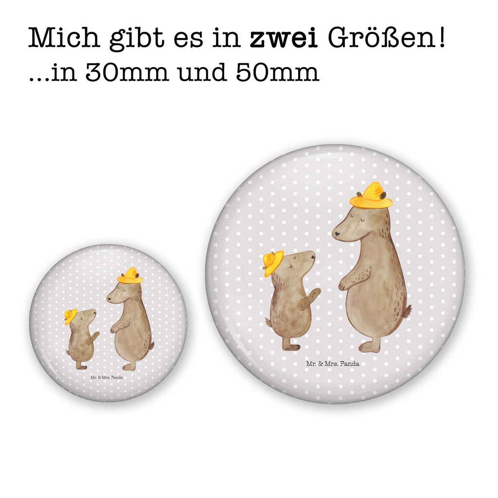 50mm Button Bären mit Hut 50mm Button, Button, Pin, Anstecknadel, Familie, Vatertag, Muttertag, Bruder, Schwester, Mama, Papa, Oma, Opa, Bär, Bären, Vater, Papi, Paps, Dad, Daddy, Lieblingsmensch, Sohn, Söhne, Kind, Kinder, Vater-Sohn, Family, Vorbild