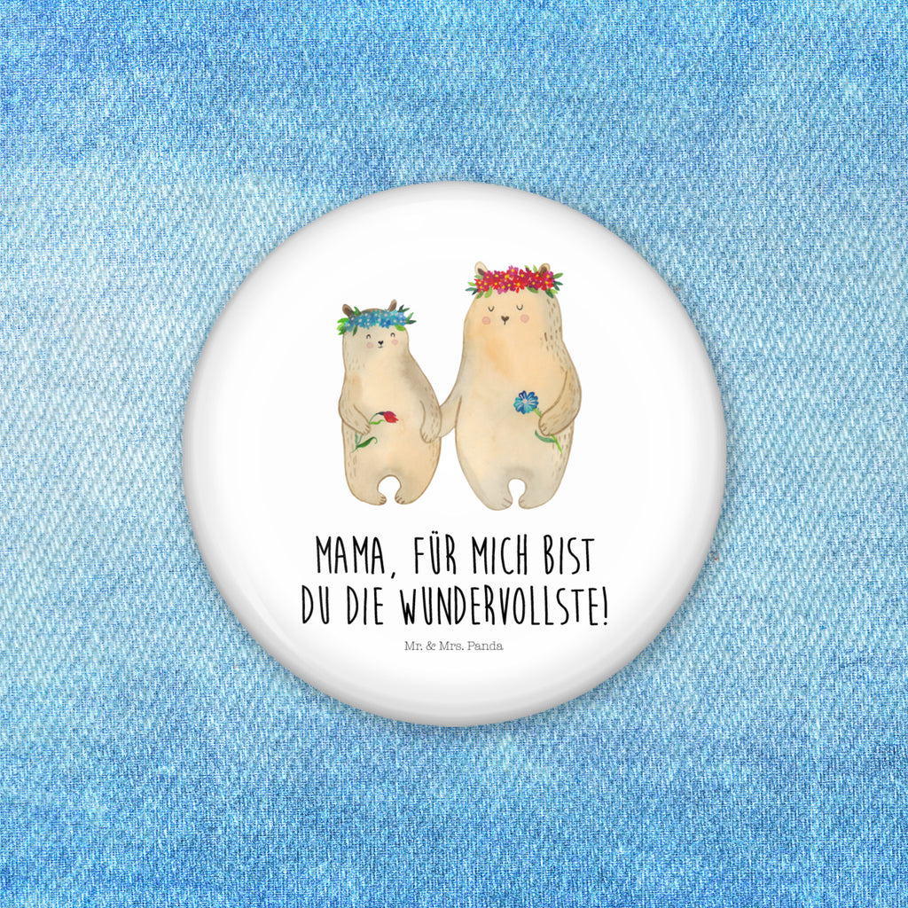 50mm Button Bären mit Blumenkranz 50mm Button, Button, Pin, Anstecknadel, Familie, Vatertag, Muttertag, Bruder, Schwester, Mama, Papa, Oma, Opa, Bär, Bären, Mutter, Mutti, Mami, Lieblingsmensch, Lieblingsmama, beste Mutter, weltbeste Mama, Geschenk Mama. Muttertag, Tochter, Kind, Kinder, Töchter, Family, Vorbild