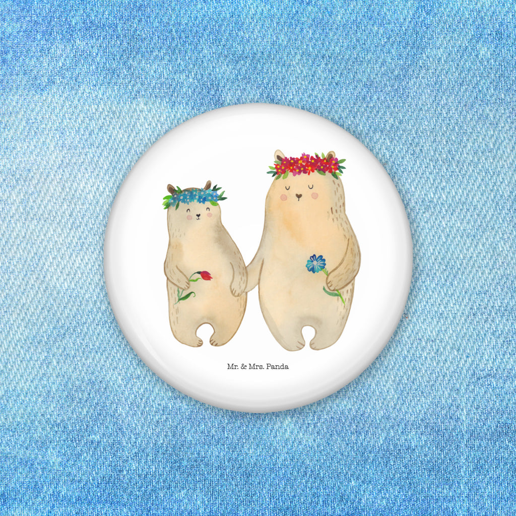 50mm Button Bären mit Blumenkranz 50mm Button, Button, Pin, Anstecknadel, Familie, Vatertag, Muttertag, Bruder, Schwester, Mama, Papa, Oma, Opa, Bär, Bären, Mutter, Mutti, Mami, Lieblingsmensch, Lieblingsmama, beste Mutter, weltbeste Mama, Geschenk Mama. Muttertag, Tochter, Kind, Kinder, Töchter, Family, Vorbild