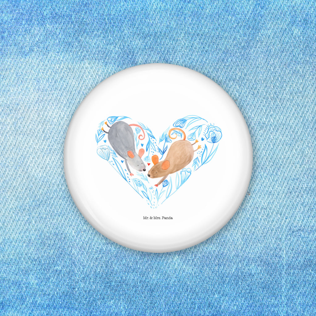 50mm Button Mäuse Herz 50mm Button, Button, Pin, Anstecknadel, Liebe, Partner, Freund, Freundin, Ehemann, Ehefrau, Heiraten, Verlobung, Heiratsantrag, Liebesgeschenk, Jahrestag, Hocheitstag, Maus, Mäuse, Liebesbotschaft, Liebesbeweis, Hochzeit, Lieblingsmensch, Gemeinsamkeit, Love, Geschenk für zwei