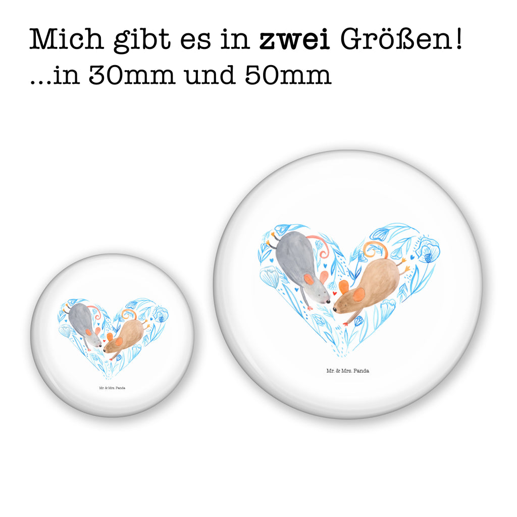 50mm Button Mäuse Herz 50mm Button, Button, Pin, Anstecknadel, Liebe, Partner, Freund, Freundin, Ehemann, Ehefrau, Heiraten, Verlobung, Heiratsantrag, Liebesgeschenk, Jahrestag, Hocheitstag, Maus, Mäuse, Liebesbotschaft, Liebesbeweis, Hochzeit, Lieblingsmensch, Gemeinsamkeit, Love, Geschenk für zwei