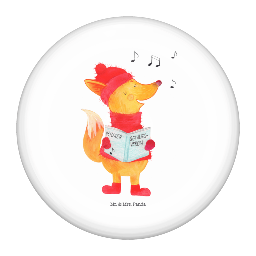 50mm Button Fuchs Sänger 50mm Button, Button, Pin, Anstecknadel, Winter, Weihnachten, Weihnachtsdeko, Nikolaus, Advent, Heiligabend, Wintermotiv, Fuchs, Füchse, Sänger, Geschenk Sänger, Singen, Weihnachtslieder