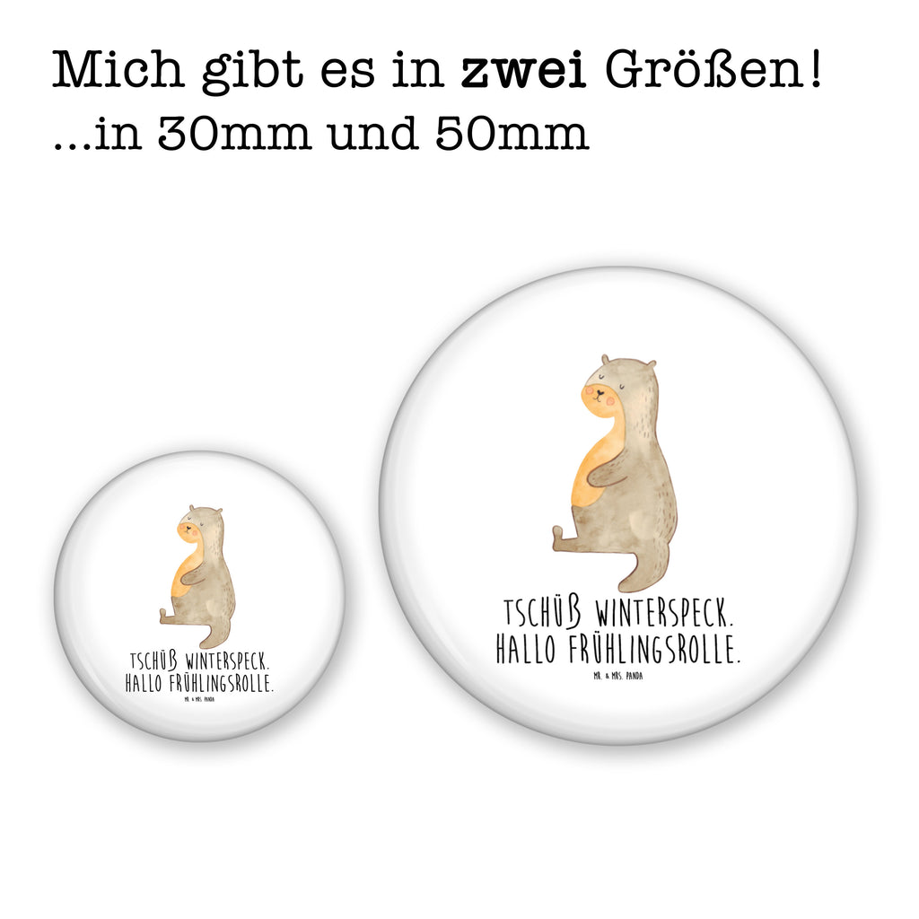 50mm Button Otter Bauch 50mm Button, Button, Pin, Anstecknadel, Otter, Fischotter, Seeotter, Otter Seeotter See Otter